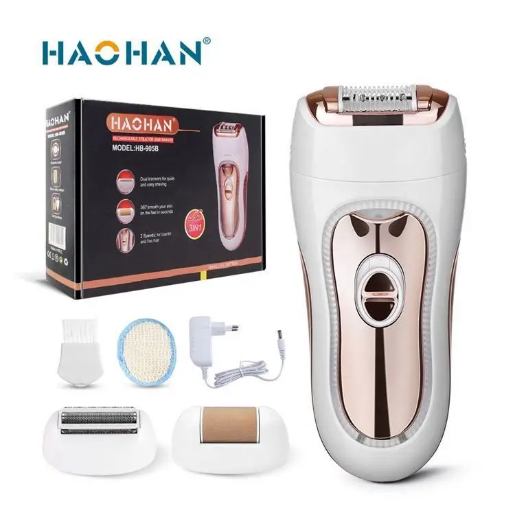 Hair Shaver Women 3 Heads Intimate Razors 5 in 1 Men Electric razor Private Part Remover Machine Under Shave