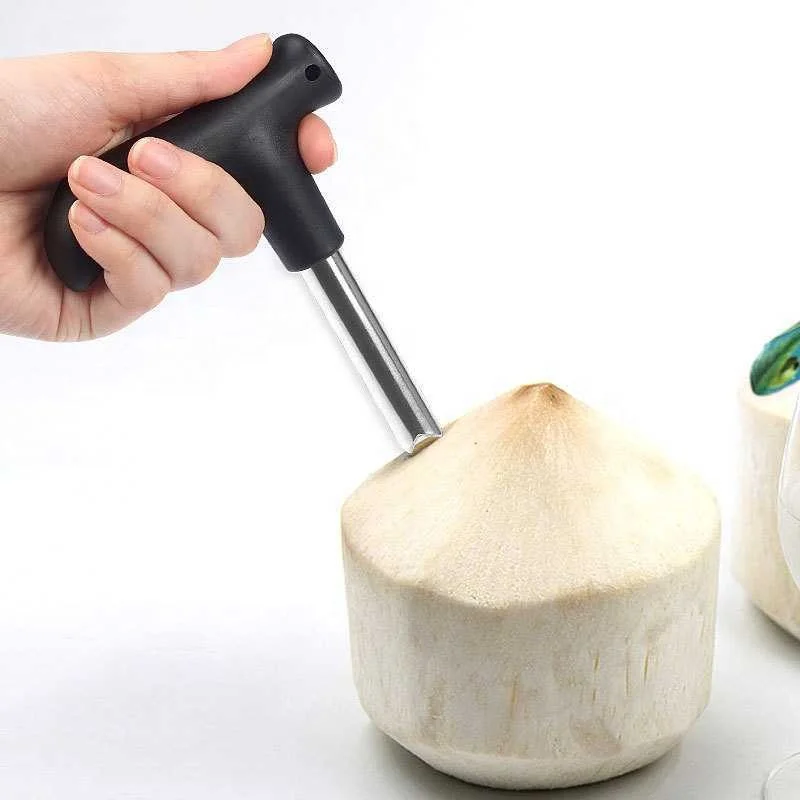 4 pcsステンレス鋼便利なココナッツオープナーツールウォーター