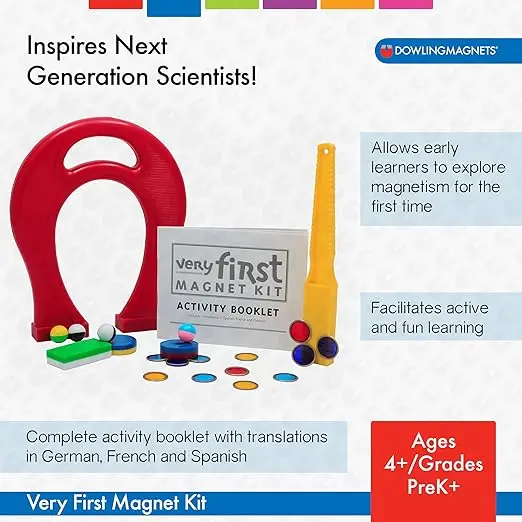 Science Fun Kit for Kids - Magnetic STEM Wand Set for Hands-On Learning at School