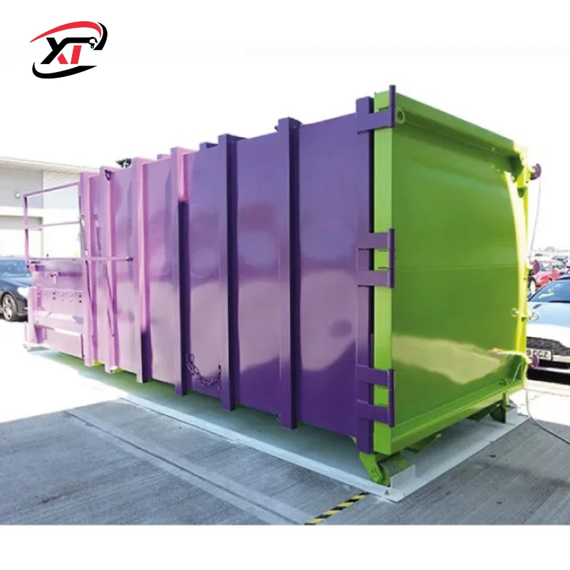 Smart High Efficiency Garbage Compactor Waste Collector and Rubbish Compressor for Restaurant Hotel Waste Treatment Machinery