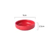 Small round dish-bright red