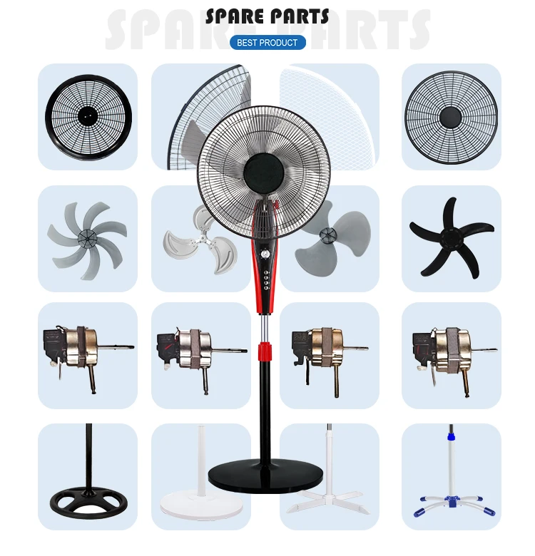 Electric Charging Stand Fan, LED, 220, Battery - detail 8