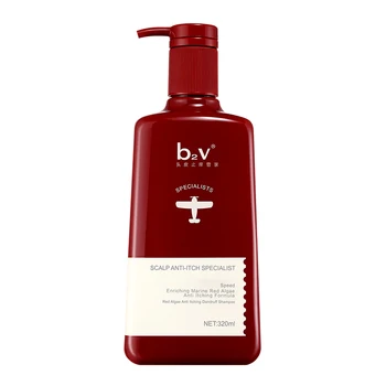 B2V Unisex Anti-Itch Moisturizing Shampoo Red Date Tea Tree Oil Peppermint Minerals Organic Oil-Control Anti-Dandruff Adults