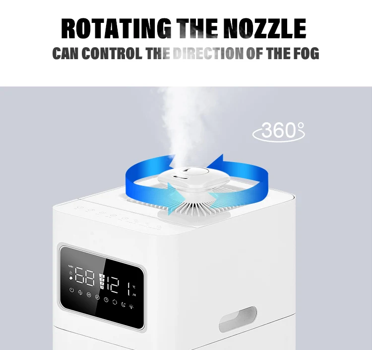 New 17l Large Floor Standing Umidificador Uv Digital Home Evaporative