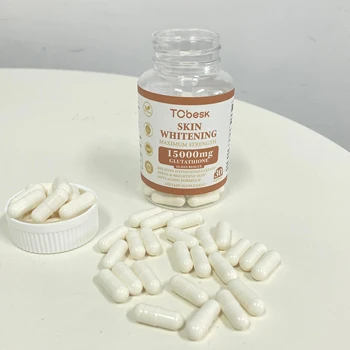 Customized Label Beauty Products Collagen Peptide Whitening Capsules for Adults Men and Women Skin Brightening