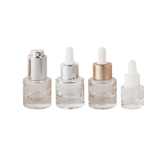 Cosmetic Packaging Oil Essential Oil Perfume Pink Rose Gold Glass Dropper Bottle For Skin Care Packaging