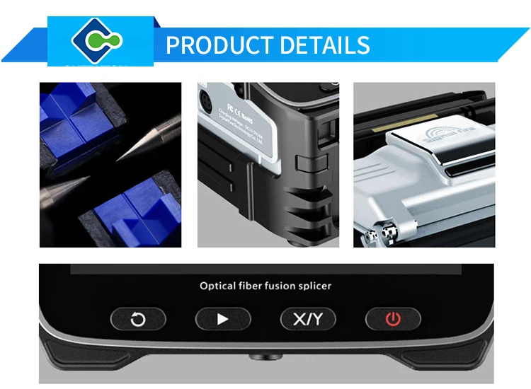 Ftth Fiber Fusion Splicing Machine Ai-7c Automatic Fiber Fix Fusion ...
