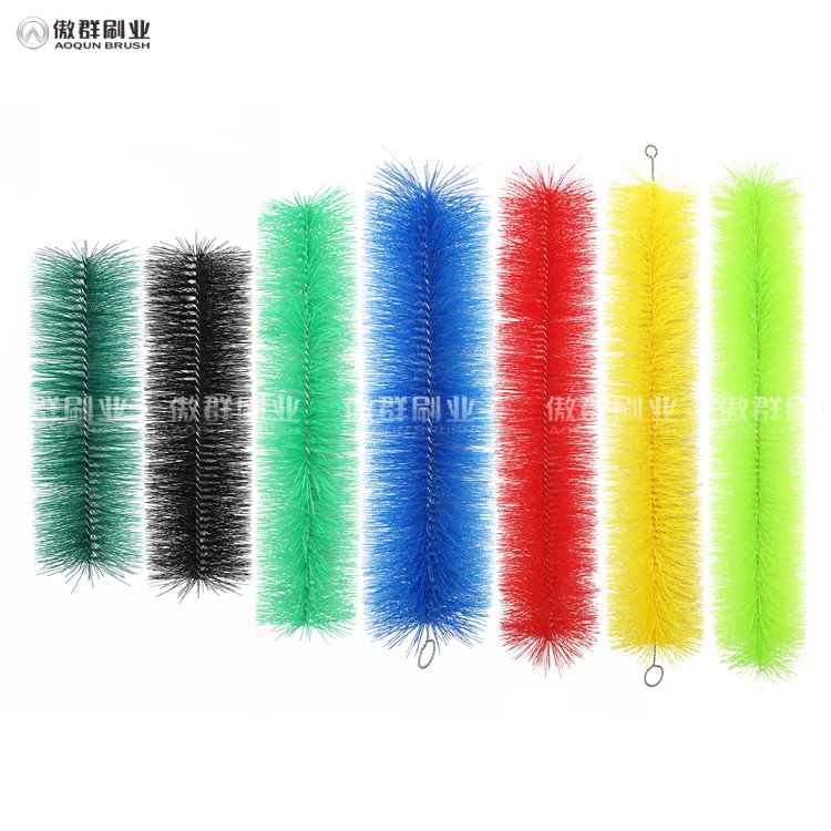 Fish Tank Multi Sizes Filter Stainless Steel Brush Large Aquarium Koi Fish Filter Black Cross Brush