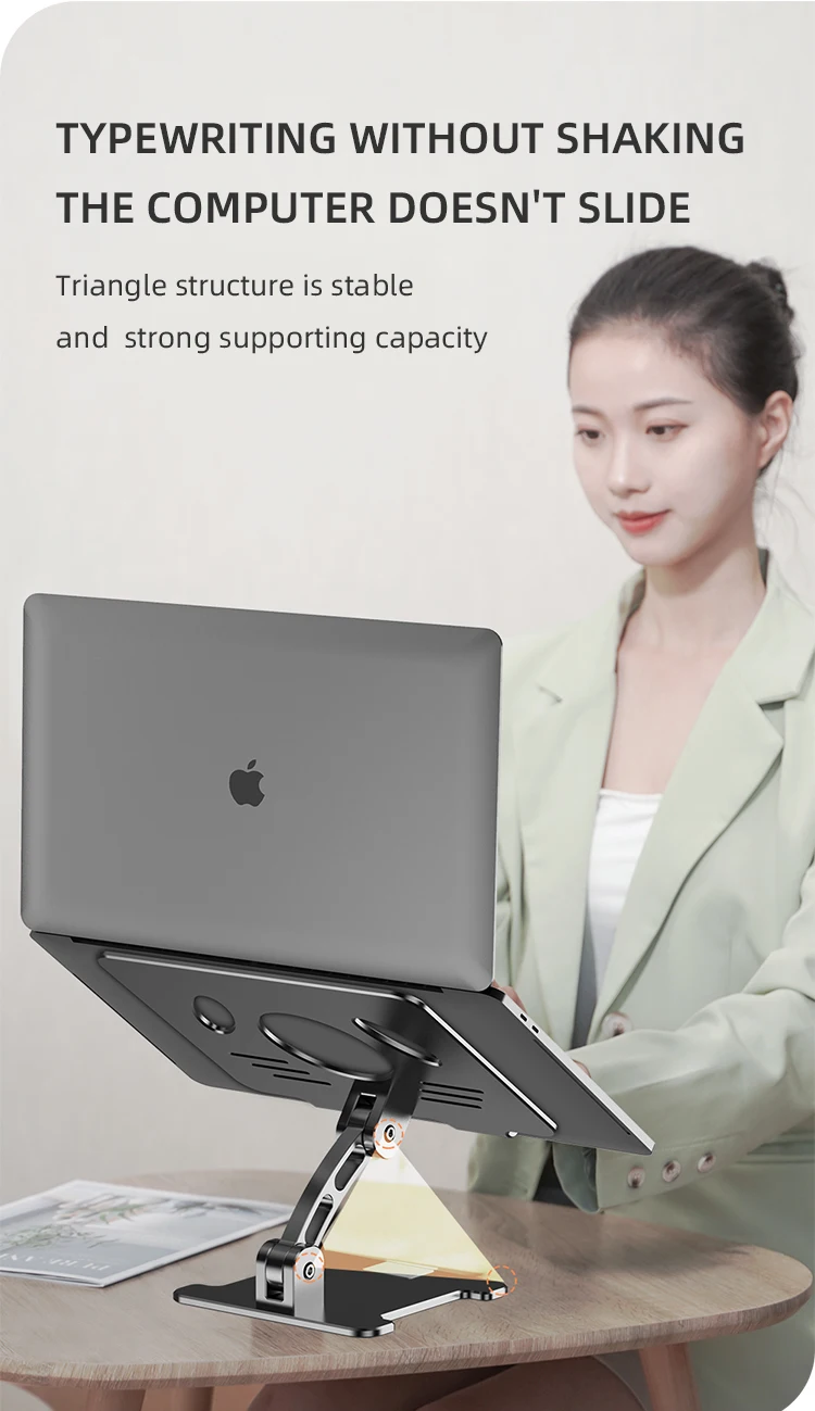 2022 Newest Double Raised Adjustable Foldable Laptop Stand Buy