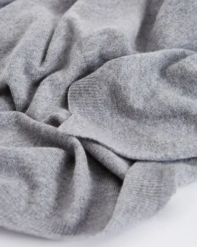 Индивидуальное вязаное одеяло из чистого кашемира, носки для глаз, удобные, кашемировые 100%, Дорожный комплект с сумкой