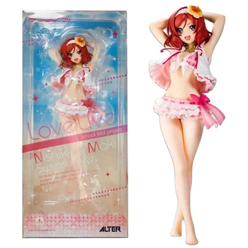 Lovelive! Maki Nishikino Swimsuit PVC Figure - Collectible