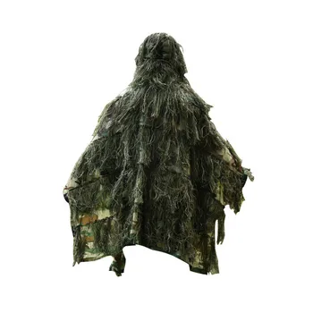 Amazon Hot Sales Ghillie Suit 3D Camouflage Camo Hunting Clothes for for Men Hunters Military Paintball