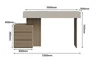 cabinet milk tea color+Brescia oak grain