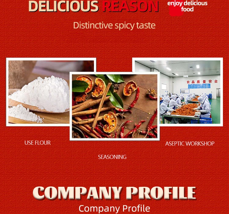 Wholesale Chinese Snacks Spicy Stripes Latiao Wheat Gluten Snack