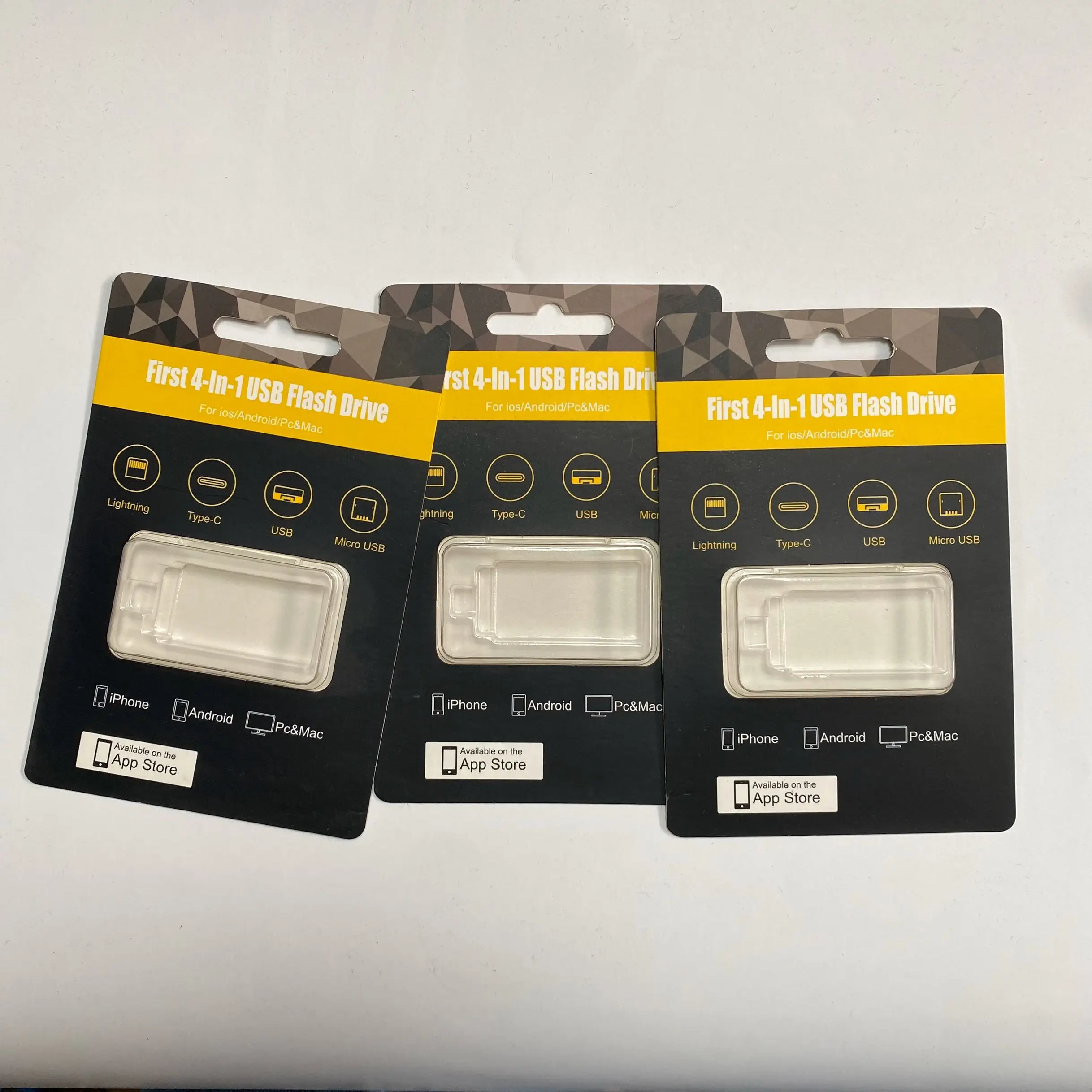 Usb blister shop packaging