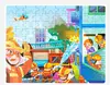 Puzzle da 100 pezzi sulla città dei vigili del fuoco