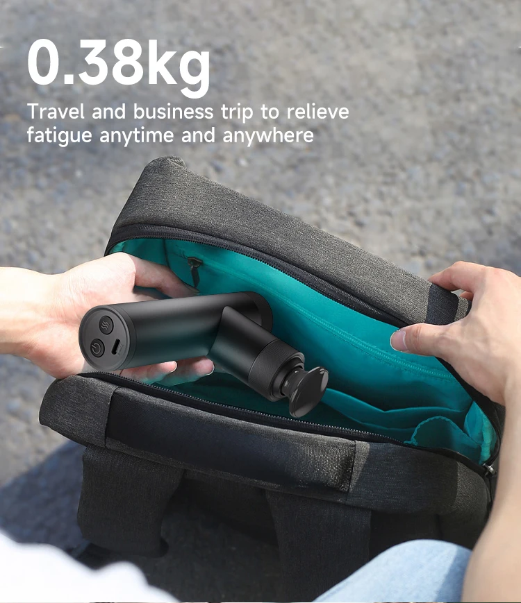 Darius 4 Heads Mini Charging Smart Portable Vibration Massage Gun Body Abs Type-c Massager Fascia Gun Massager Manufacturer