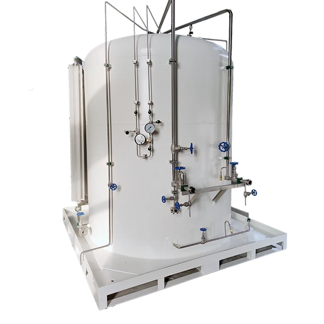 2m3 16bar Cncd Tank Factory High Vacuum Multi-Layer Cryogenic Micro Bulk Tank for Liquid Nitrogen