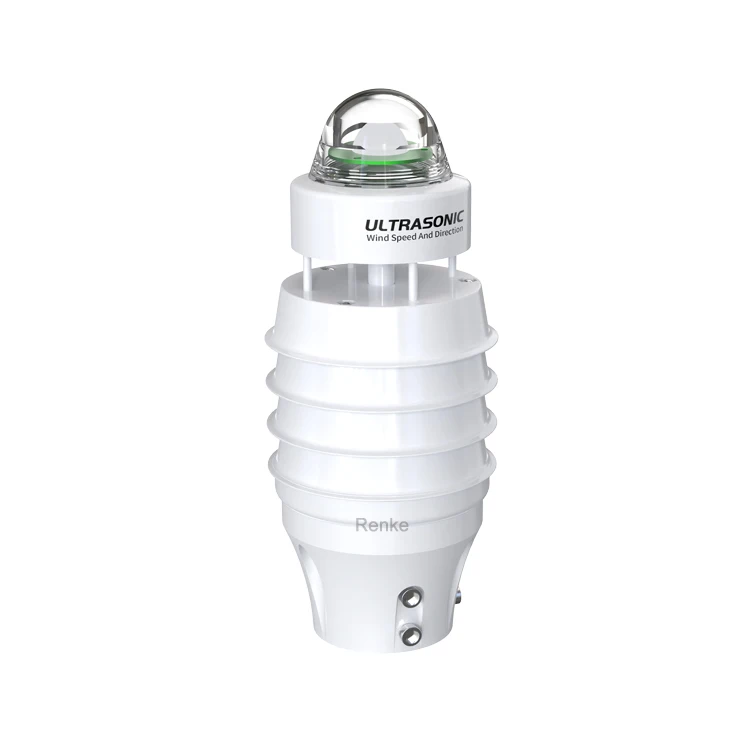 Rainfall Temp Wind PM Measuring RS485 Output Outdoor Small Weather Station Ultrasonic