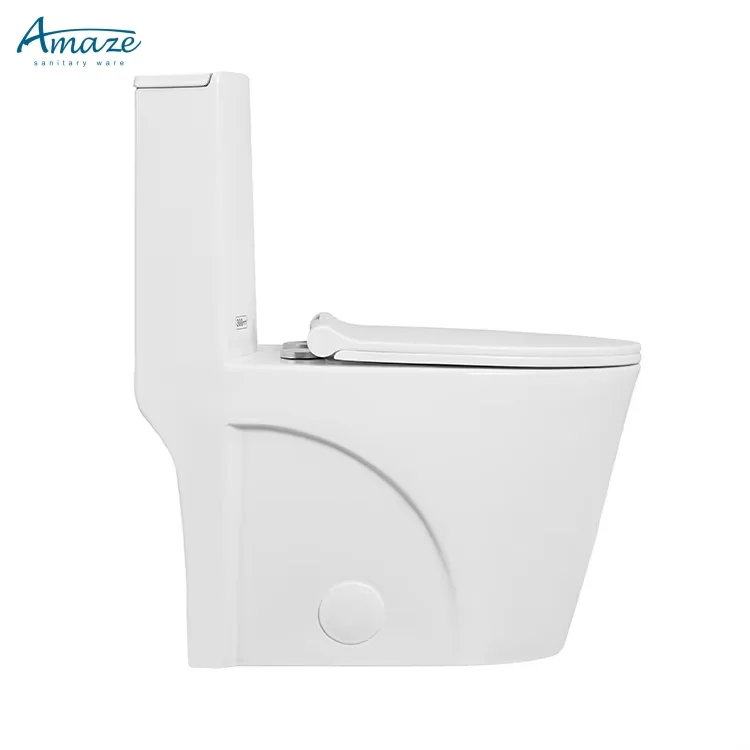 Black bathroom water closet UPC certified american style siphonic toilet bowl bathroom ceramic one piece toilet factory