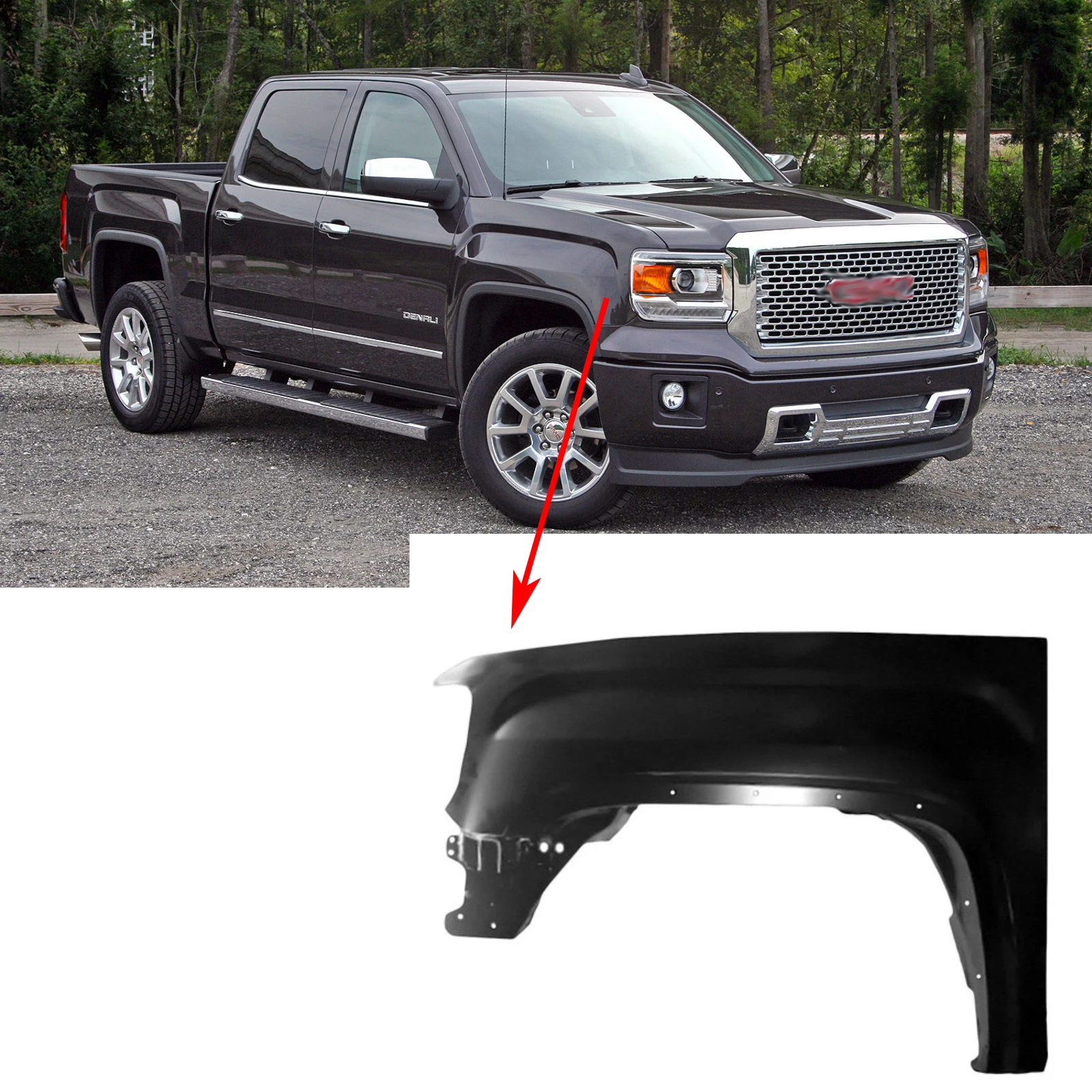 Auto Body Parts Fender Flares 23303550 84214216 84496744 84496745