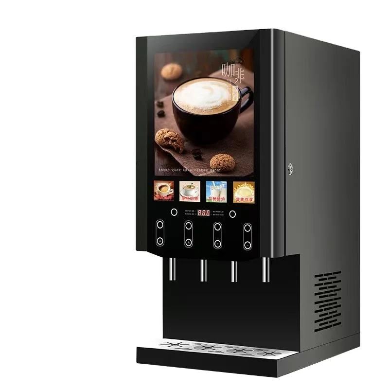 TEBAK  Fully Automatic Instant Coffee Machine, Commercial Milk Tea Machine, Intelligent Office Coffee Processing Machine