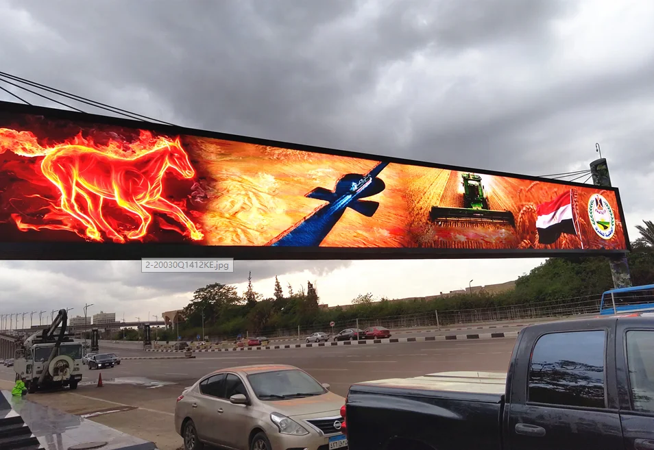 FCC SMD Outdoor LED Advertising Panel Digital Signage SMD3535 AC110V
