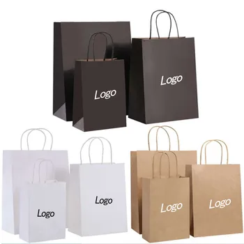 Custom Printed Biodegradable Gift Shopping Bags With Handle,Packaging ...