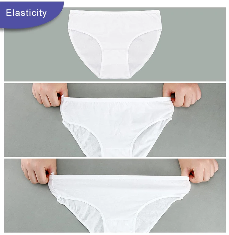 Comfortable Breathable Travel One Size Fit All Women Disposable Panties ...