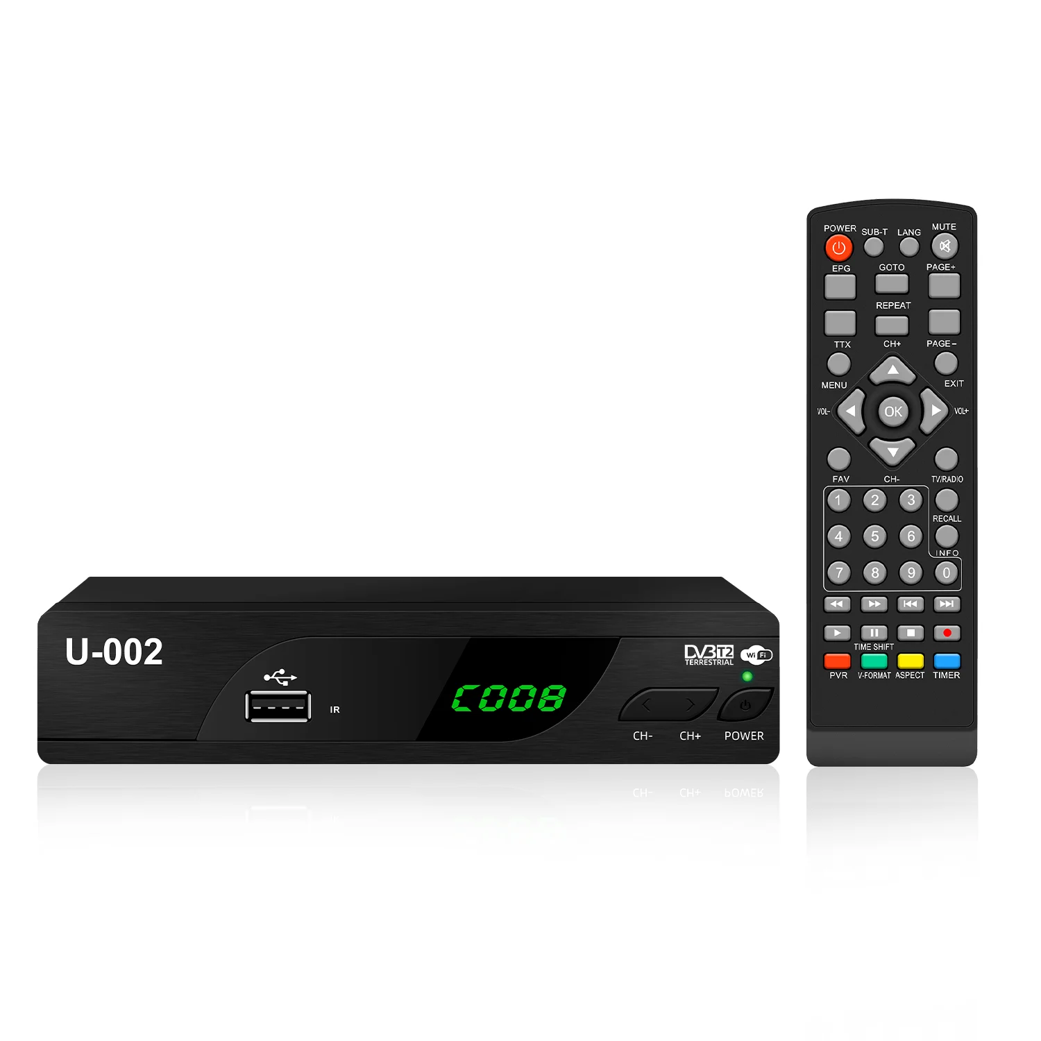 Hot Selling Dvb T2 Dstv Decoder Set Top Box Receptor Dvb T2 Tv Box for Indonesia