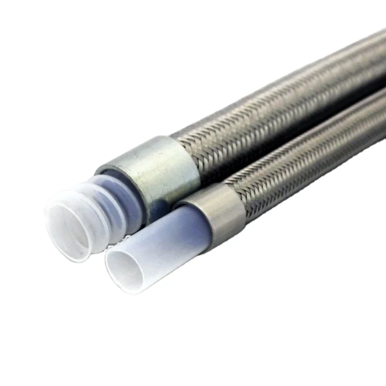 Пользовательский 3an 4an 6an 8an 10an 12an 16an Ptfe черный нейлоновый шланг из нержавеющей стали с оплеткой топливный E85 An8 чистого ПТФЭ