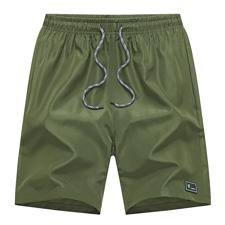 Customized  Men Summer Solid Color Beachwear Wholesale Trunk Men's Swim Shorts901_voghion.com