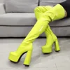 verde fluorescente