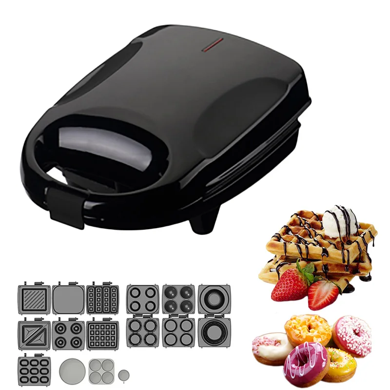 Electric Sandwich Maker Waffle Maker Toaster Donuts Baking