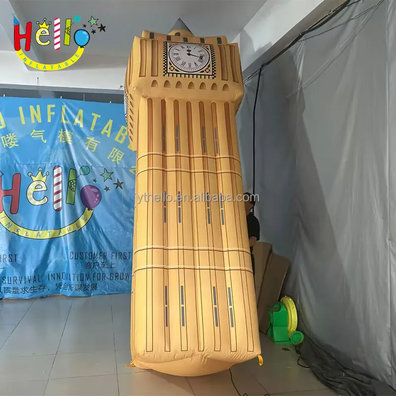 Customized Advertising Inflatable Buildings Inflatable Big Ben for Decoration