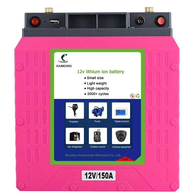 deep cycle Portable Rechargeable battery 12v 20ah 30ah 35ah 40ah 45ah 50ah 55ah 80ah 100ah lithium ion battery pack
