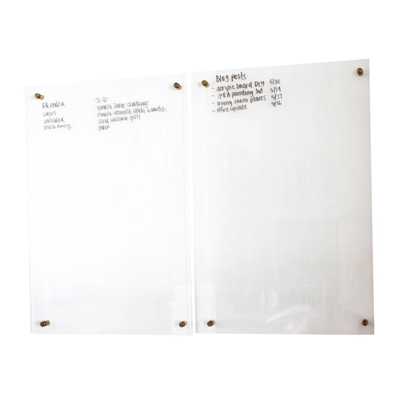Acrylic Whiteboard Wall Acrylic Dry Erase Board Wholesale Lucite