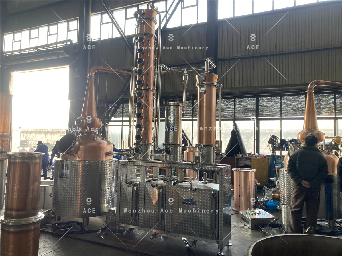 Ace Factory Distiller Still Copper Still Reflux Alcohol Distillation Equipment Popular - Image 3