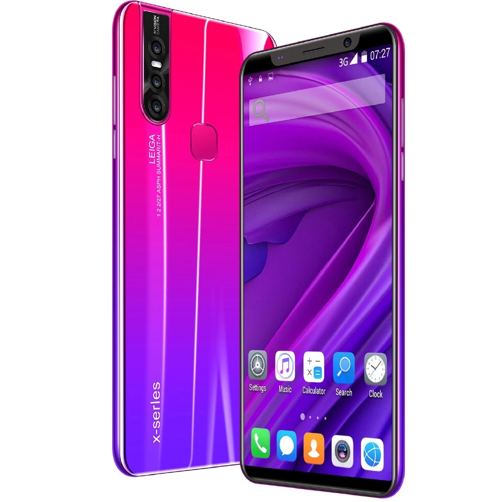 
X27 плюс 5,0 дюймов 4 Гб + 64 ГБ Android смартфон 10-ядерный 5 г пусть телефонный 3 камеры Face ID разблокировки мобильного телефона 
