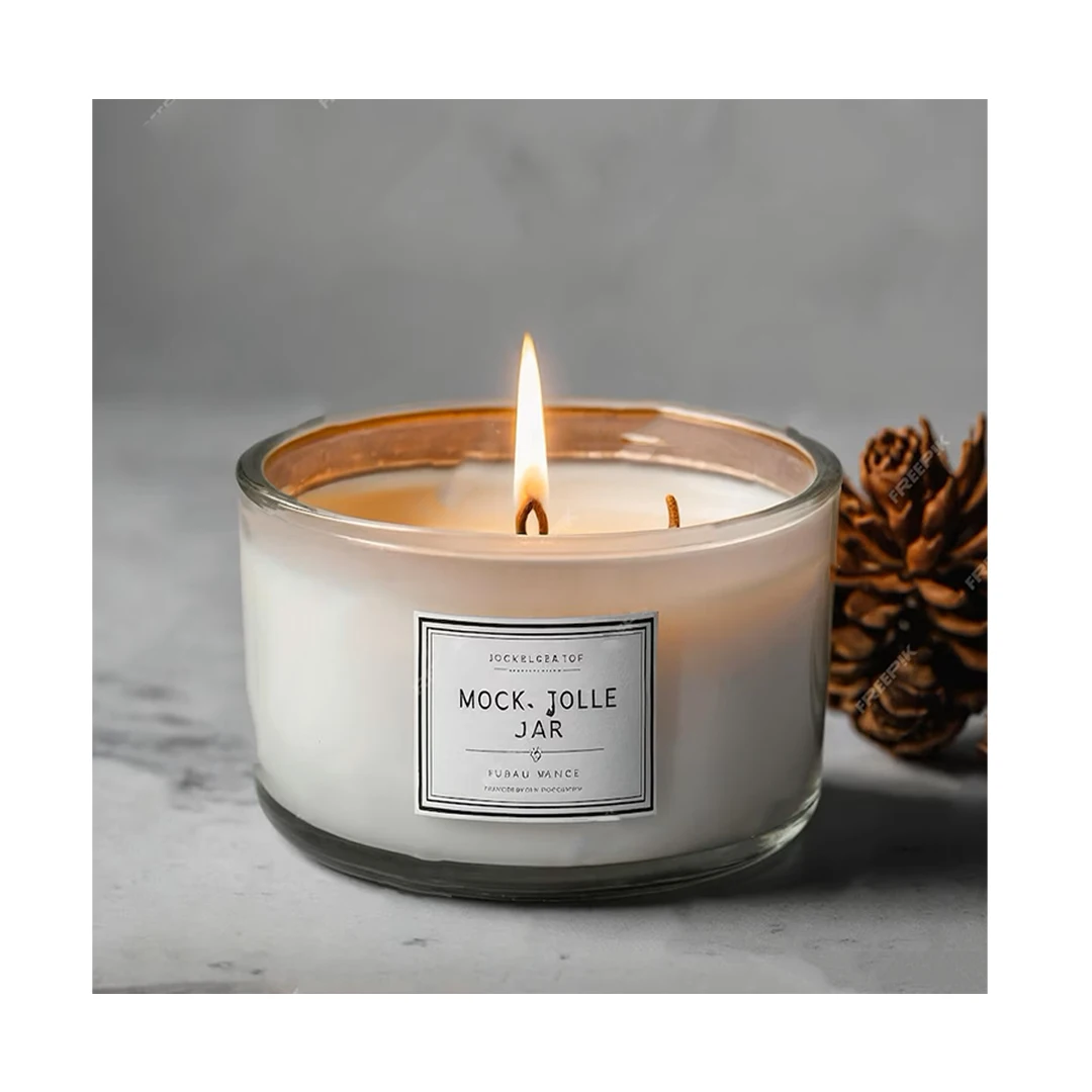 Custom Printing Self Adhesive Sheet Die Cut Waterproof Vinyl Warning Safety Scented Candle Sticker