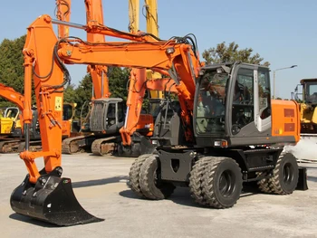 Brand New 15 Ton ZX140W Multi Function Wheel Excavator with 0.58m3