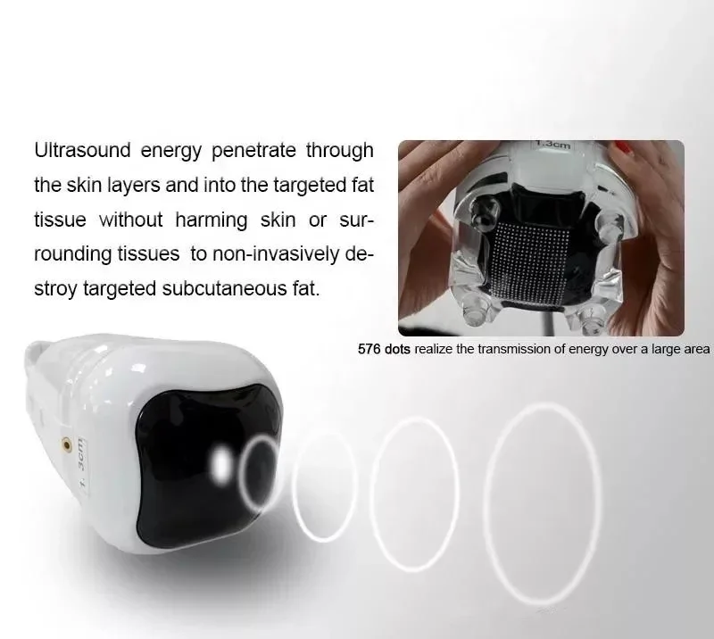 Discover the LipoSonic HIFU Machine for non-invasive fat reduction and body sculpting. Advanced ultrasound technology delivers targeted fat destruction, skin tightening, and visible slimming results for professional clinics and med spas. LipoSonic HIFU Machine for Body Slimming Weight Loss