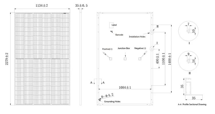 ZONERGY 540 W 24 V Monocrystalline Solar Panel Price Oem Sol Energy System La Anel Mono Sale Glass Double Pannel