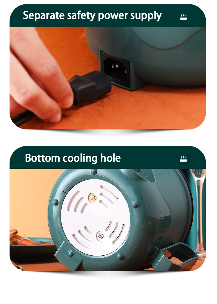 New Custom Logo Dormitory Cooking Pot Mini Electric Cooker Household