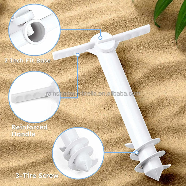 Beach Umbrella Sand Anchor,Outdoor Umbrella Base,Universal & One Size