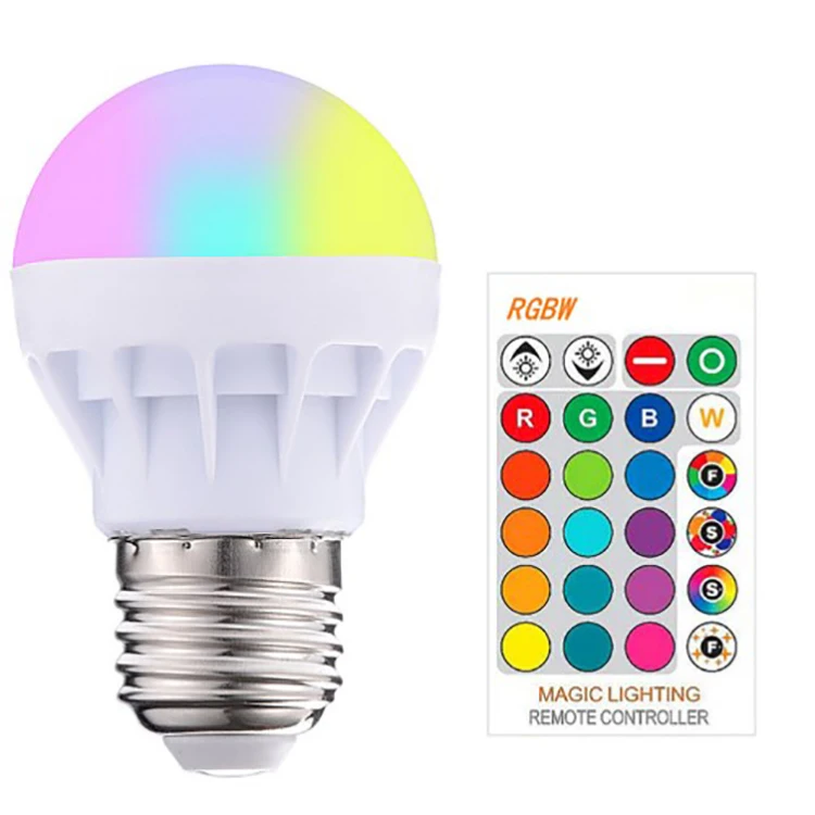 China Wholesale Dimmable Rgb Color Light Smart Smd Remote Control Light Led 3w Bulb Buy Led 3w Bulb Led Light Bulb Led Bulb Wholesale Product On Alibaba Com