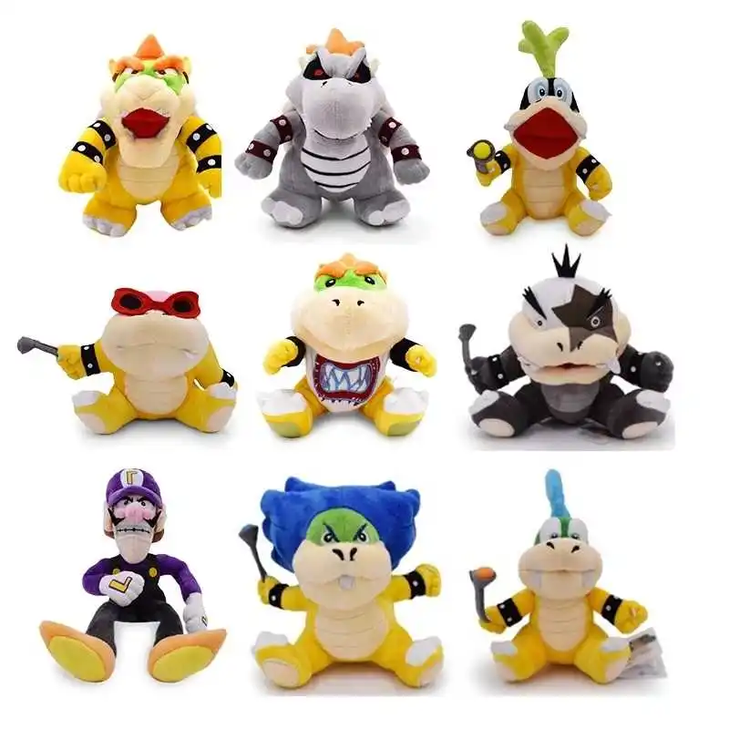 9 Styles Bowser Plush Toys Cartoon Film Anime Bowser Jr. Dragon Dolls Soft Stuffed Plush Toy model For Kids Children Gifts Alibaba