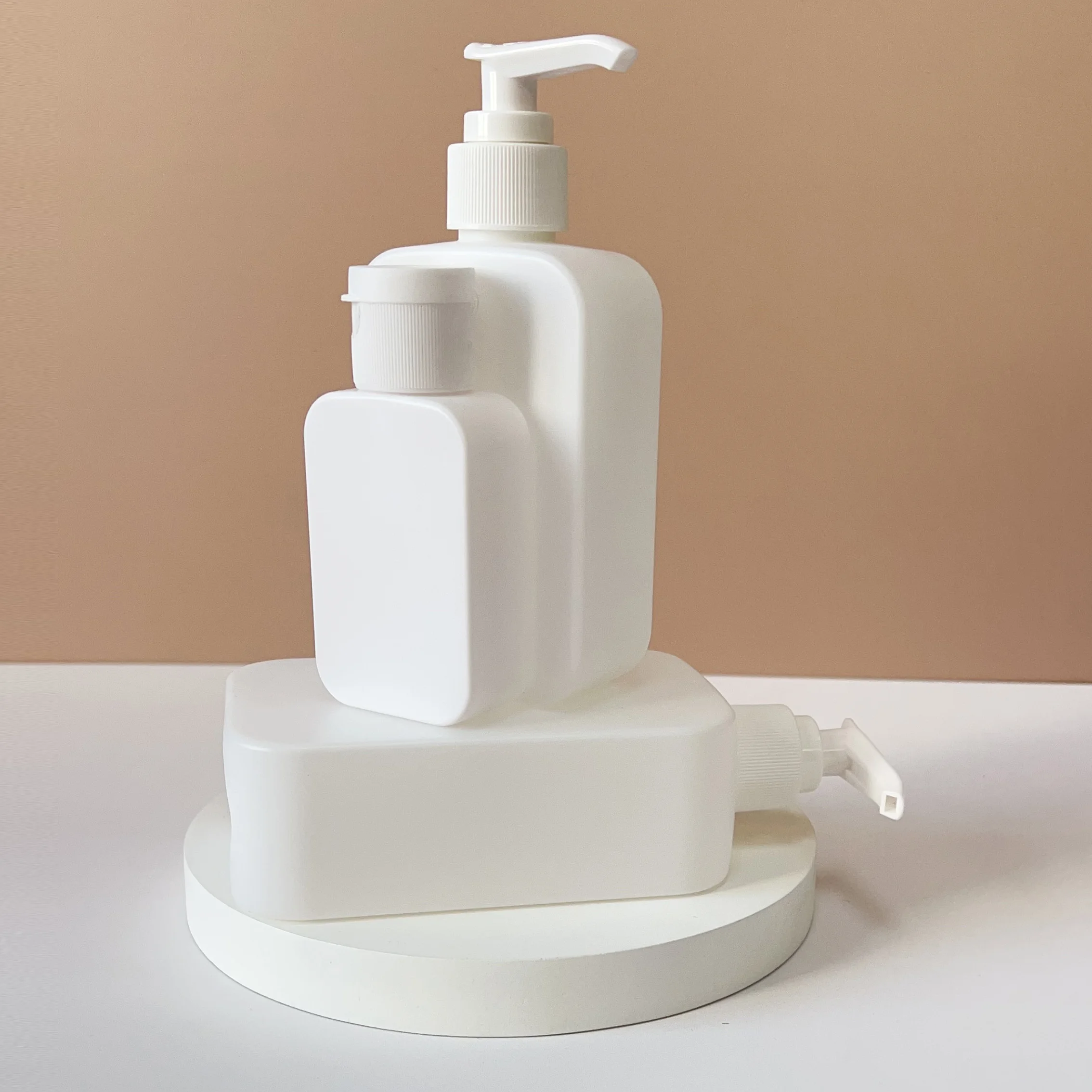 1OZ 100ML 2OZ 4OZ 6OZ 250ML 10OZ 15OZ HDPE Cosmetics Packaging Plastic Shampoo Bottle Soft Touch Bottle