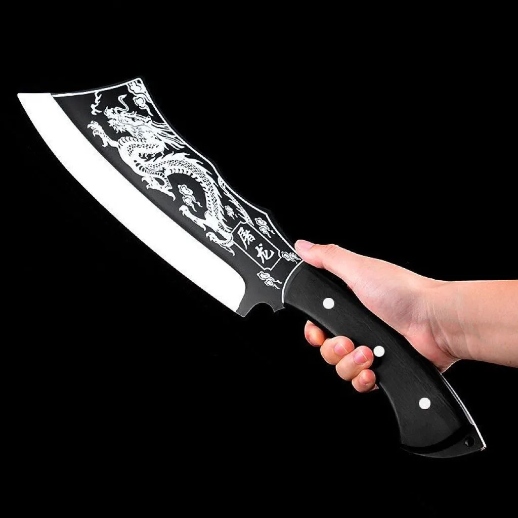 Dragon Butcher Knife Ultra Sharp Chef Knife Hand Forged Meat Cleaver