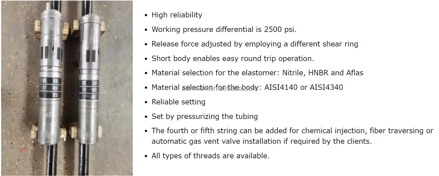 Electric Submersible Pump Packer (ESP Packer) for Oil Well Drilling ...